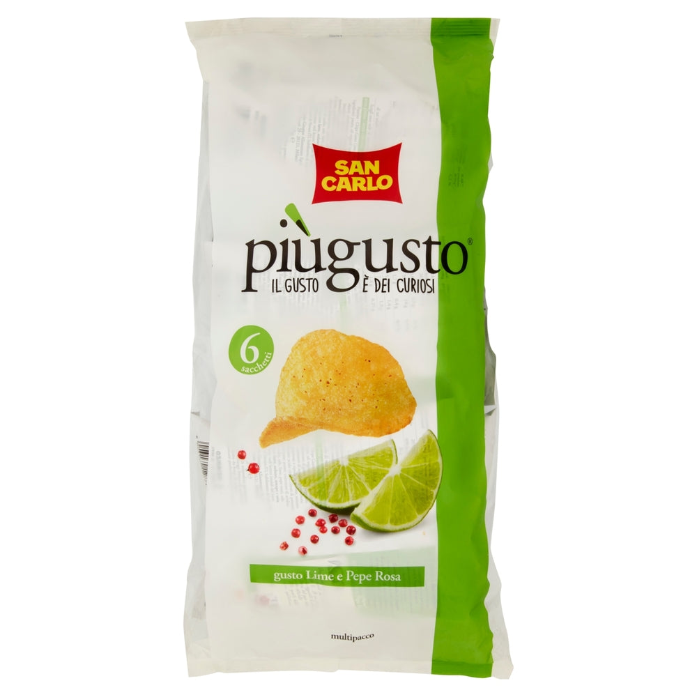 Patatina Lime 6 sacchetti da 25 Gr.