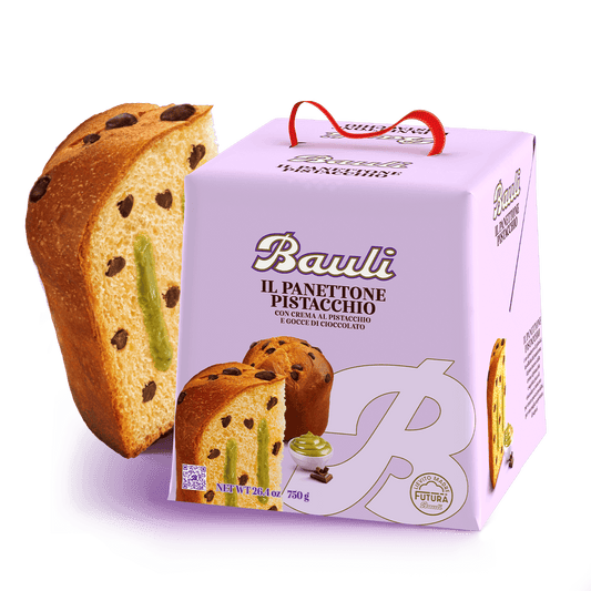 Bauli Panettone Pistacchio e Cioccolato 750 Gr.