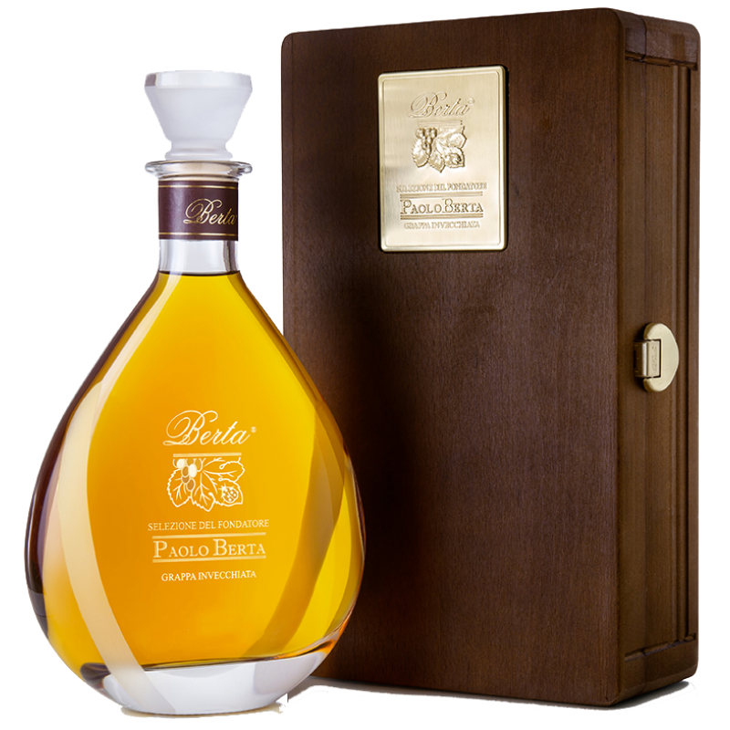 Grappa Paolo Berta Holzkiste 0.7l