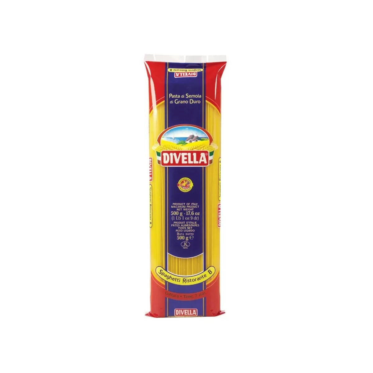 Spaghetti Divella 500gr N8 36kt