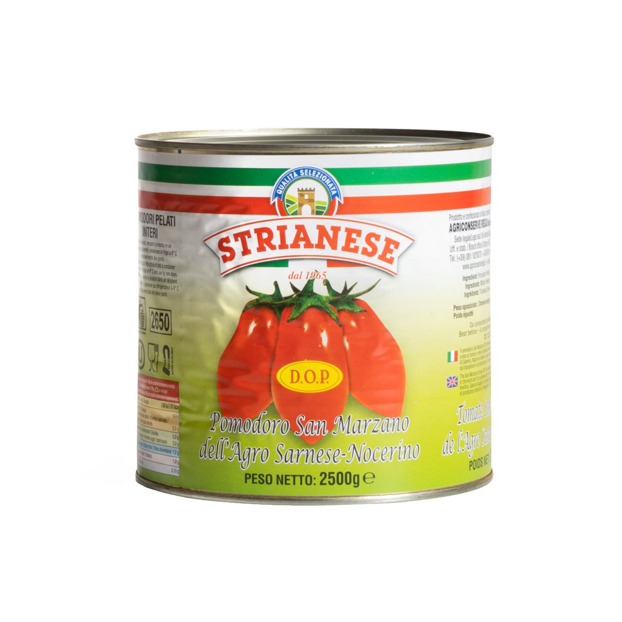 Pelati San Marzano DOP Strianese 2.5kg